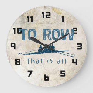 To Row Large Clock