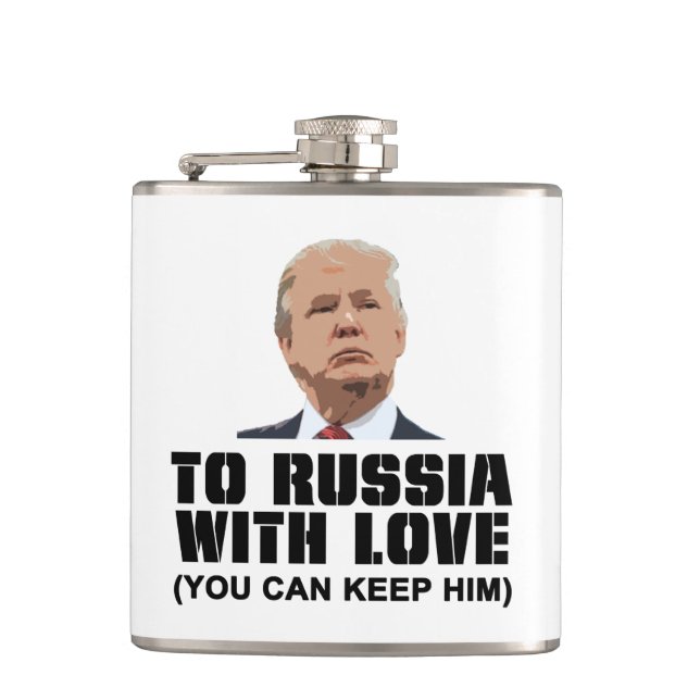 To Russia with Love Flask (Front)