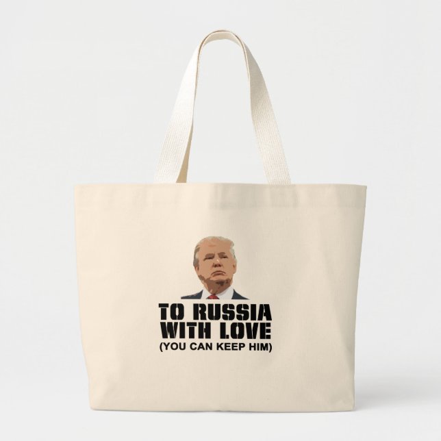 To Russia with Love Large Tote Bag (Front)