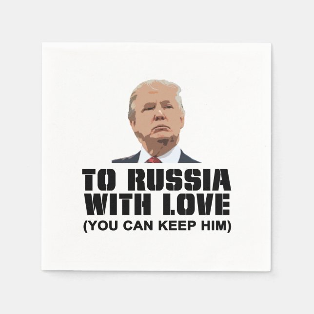 To Russia with Love Napkins (Front)
