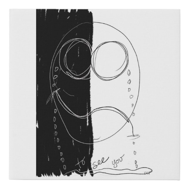 To see you 10x10 print (Front)