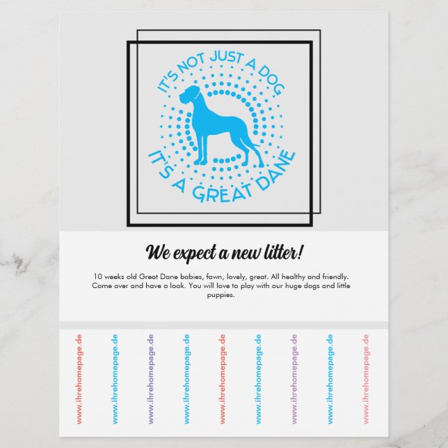 To sell Puppies Flyer (Front)