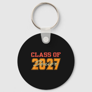 To Shirt Class 2027 Graduation Senior Back Keychain