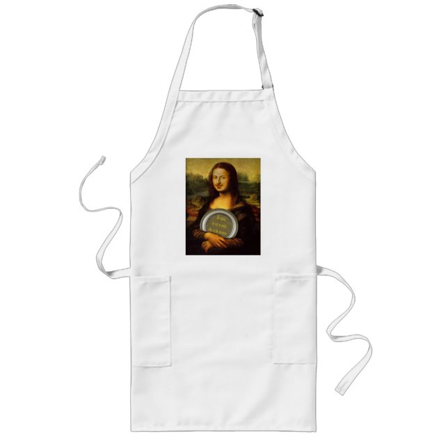 To Smile Or Not To Smile  Long Apron (Front)