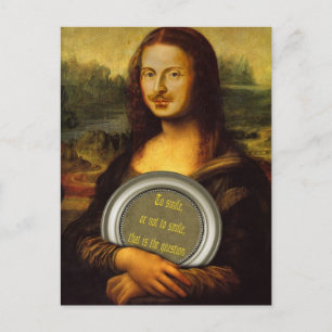 To Smile Or Not To Smile  Postcard