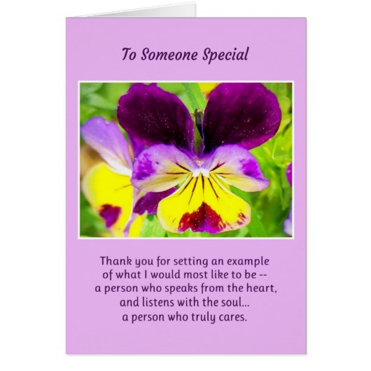To Someone Special... Cards (Front)