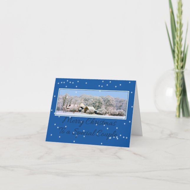 To Special Couple  Merry Christmas card (Front)