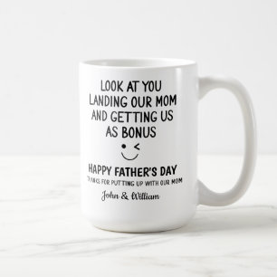 To step dad Look at you landing our mom  Coffee Mug