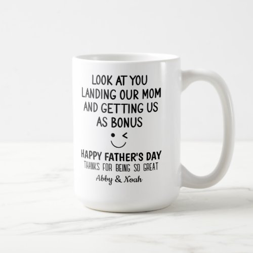 To step dad Thanks for being so great Coffee Mug
