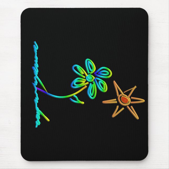 to sun&flower mouse pad (Front)