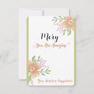 to thank someone you card