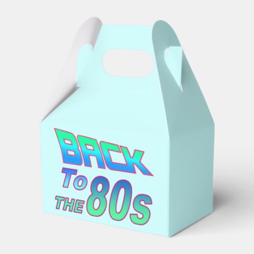 To the 80s 2 favor box