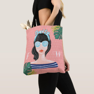 Printed Cotton Let s Travel in Style with classic Disney inspired Travel  Tote bags