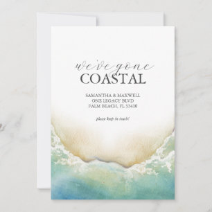 To The Beach New Address Moving Announcement