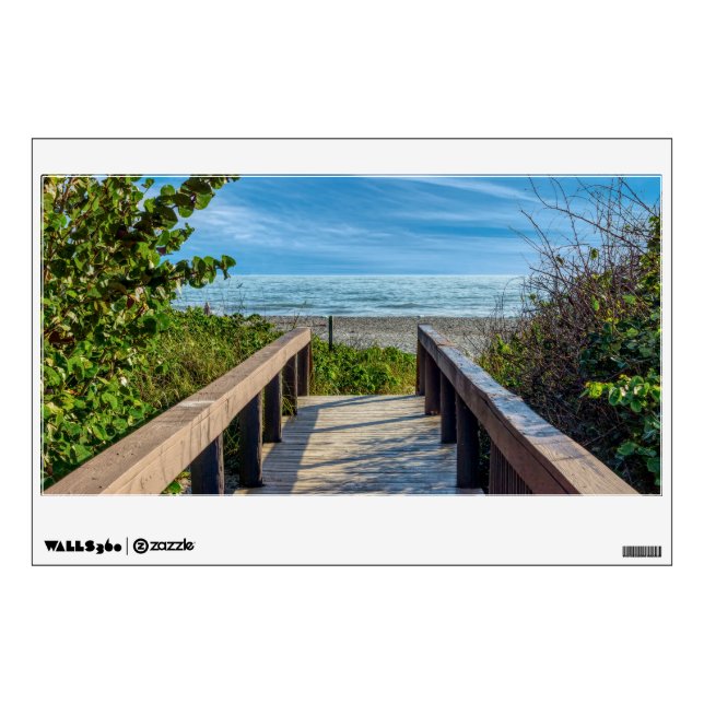 To The Beach Wall Decal (Front)