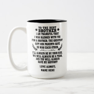 Best Sister Mug From Brother Cute & Sweet Ceramic Mug (Printed)