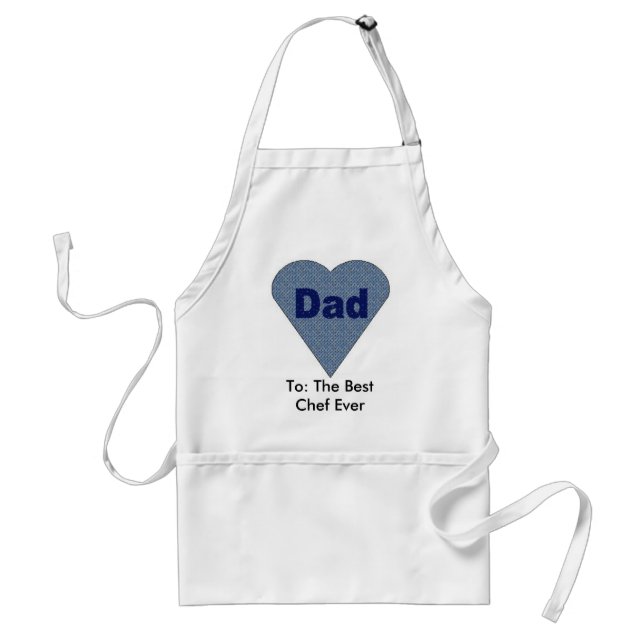 To: The Best Chef Ever Adult Apron (Front)