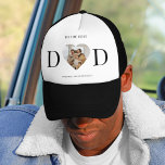 To The Best Dad Custom Photo Heart Gift Trucker Hat<br><div class="desc">Celebrate Dad with this stylish and heartfelt trucker hat featuring a custom heart-shaped photo and children's names. The bold "DAD" typography frames your uploaded picture, making it a one-of-a-kind gift he’ll be proud to wear. Perfect for Father's Day, birthdays, or any moment worth celebrating your hero. Product Features: ✔️ Add...</div>