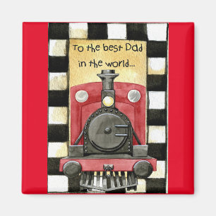 To The Best Dad Magnet