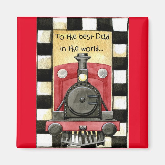 To The Best Dad Magnet (Front)