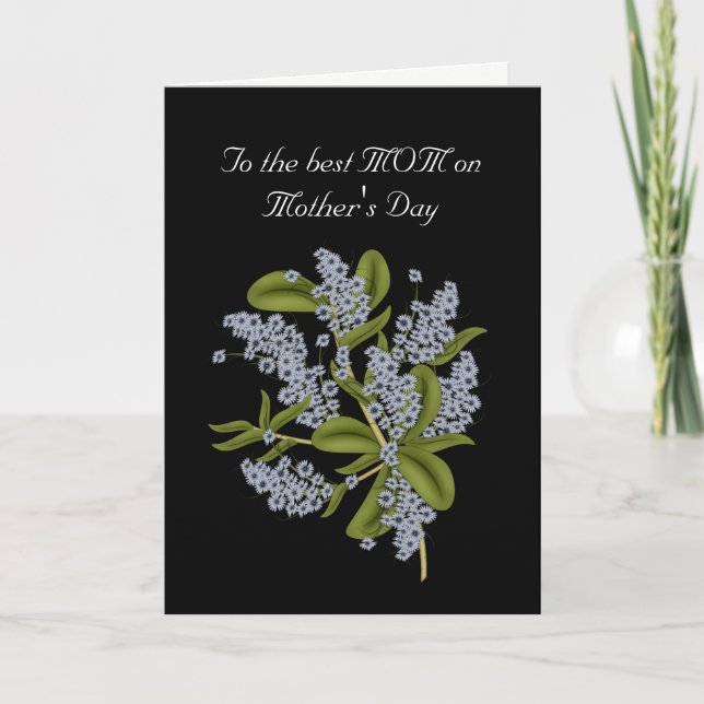 To the Best Mom on Mother's Day Card (Front)