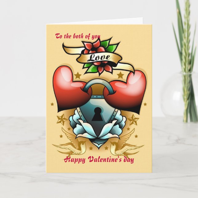 To the both of you holiday card (Front)