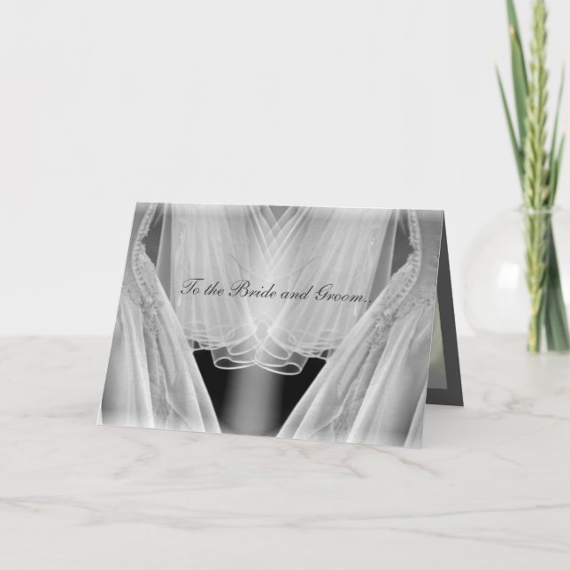 To the Bride and Groom.. Card (Front)