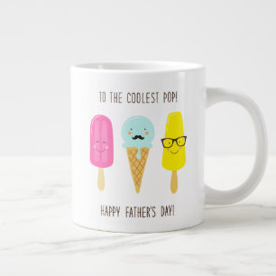 To The Coolest Pop - Father's Day Giant Coffee Mug