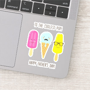 To The Coolest Pop - Father's Day Sticker