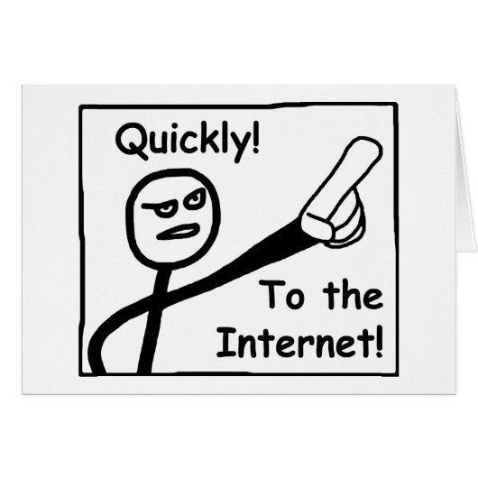 To The Internet Cards (Front Horizontal)
