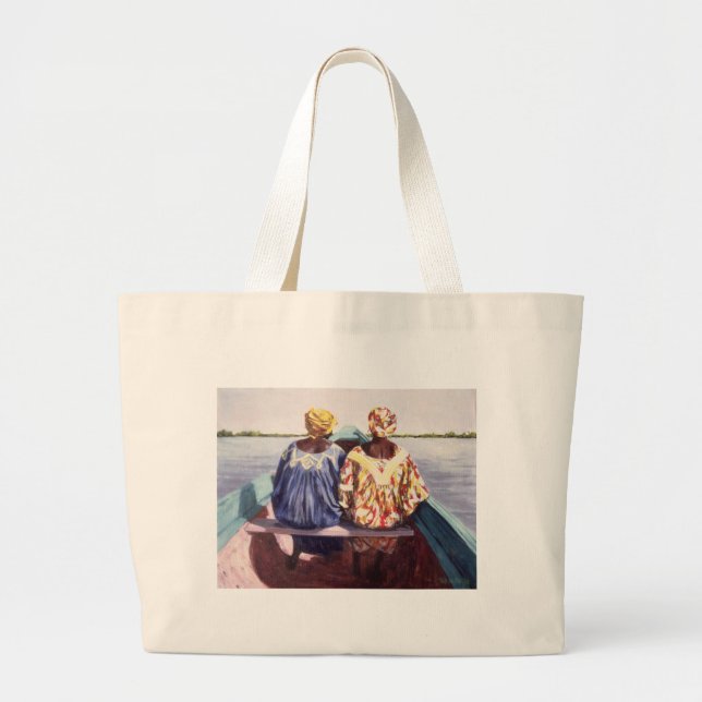 To the Island 1998 Large Tote Bag (Front)