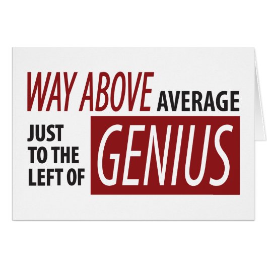 To The Left Of Genius Cards (Front Horizontal)
