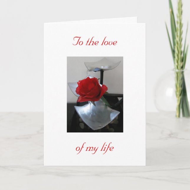 To the love of my life holiday card (Front)