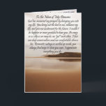 To The Man of My Dreams Birthday Card<br><div class="desc">To The Man of My Dreams Birthday Card</div>
