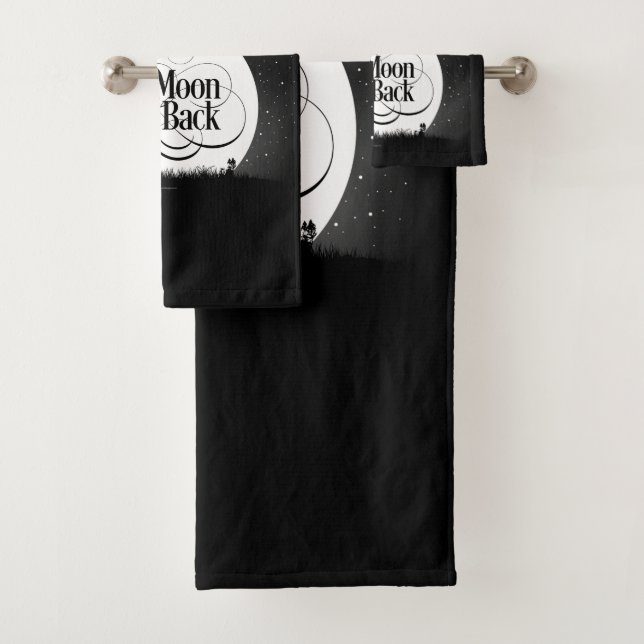 To The Moon And Back Bath Towel Set (Insitu)
