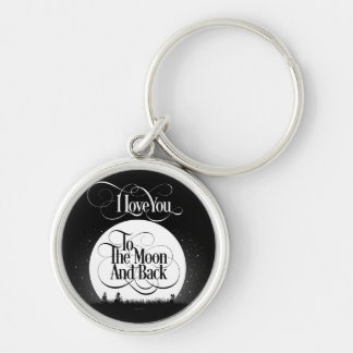 To The Moon And Back Keychain