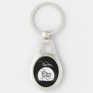 To The Moon And Back Keychain