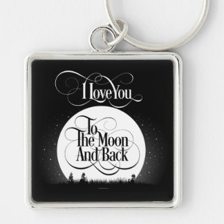 To The Moon And Back Keychain