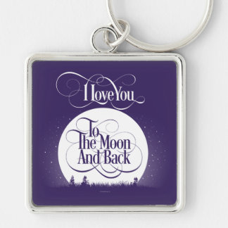 To The Moon And Back Keychain