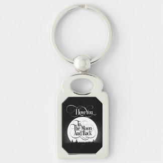 To The Moon And Back Keychain