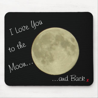 To the Moon and Back Mousemat Mouse Pad