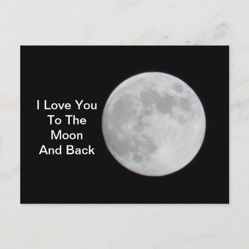 To the Moon and Back POSTCARD