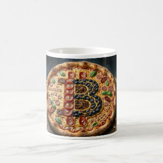 To The Moon" Bitcoin Pizza Day Premium Ceramic Mug