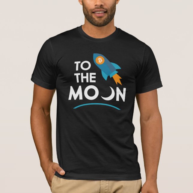 To The Moon Cryptocurrency T-Shirt (Front)