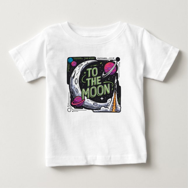 To The Moon! $GME $AMC $NOKshirt  Baby T-Shirt (Front)