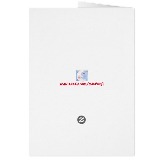 To The Moon - Greeting Card (Back)