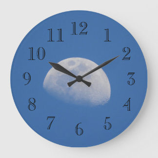 To the Moon Large Clock
