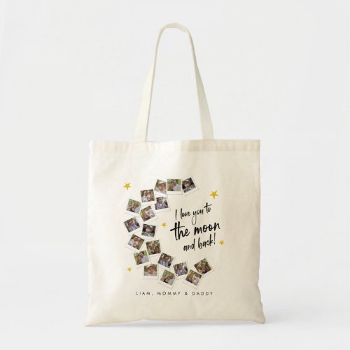 To the Moon Love  Photo Family Tote Bag