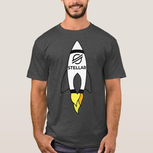 To The Moon Rocket Stellar T_Shirt