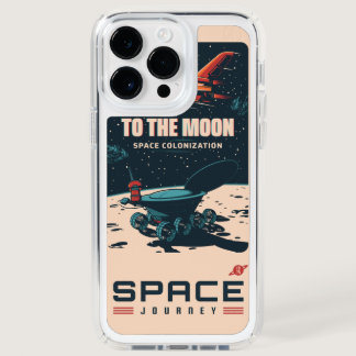 To The Moon Space Colonization HN0024 Speck iPhone 14 Pro Max Case